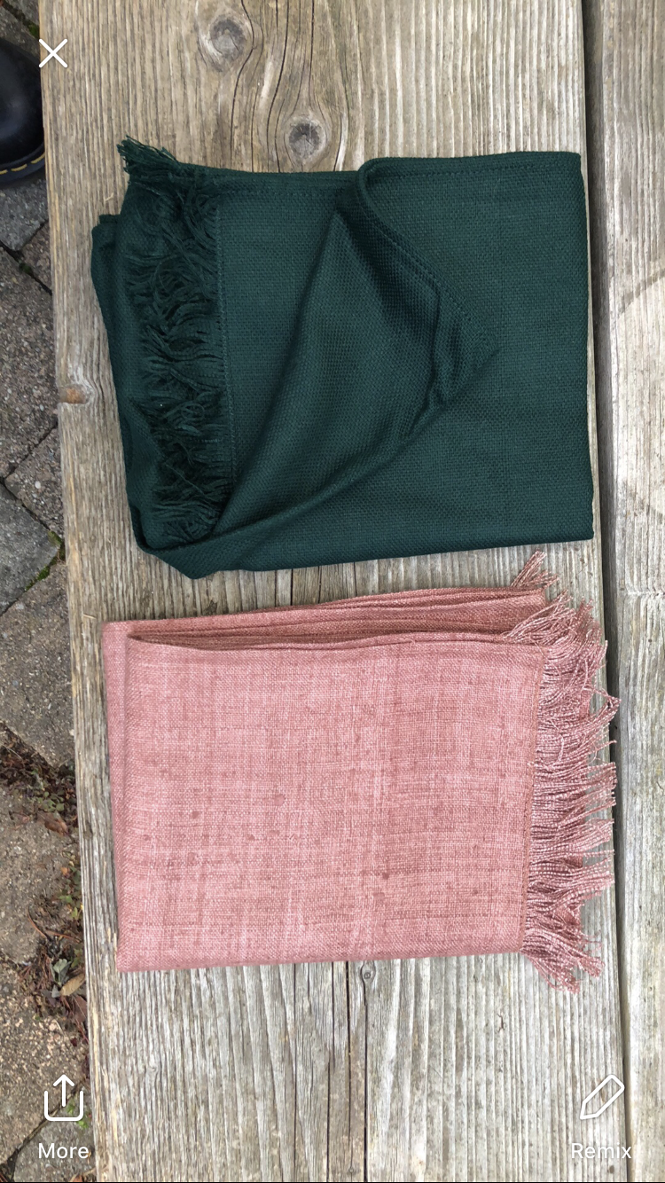 Silky Scarves - Pure Wild Silk