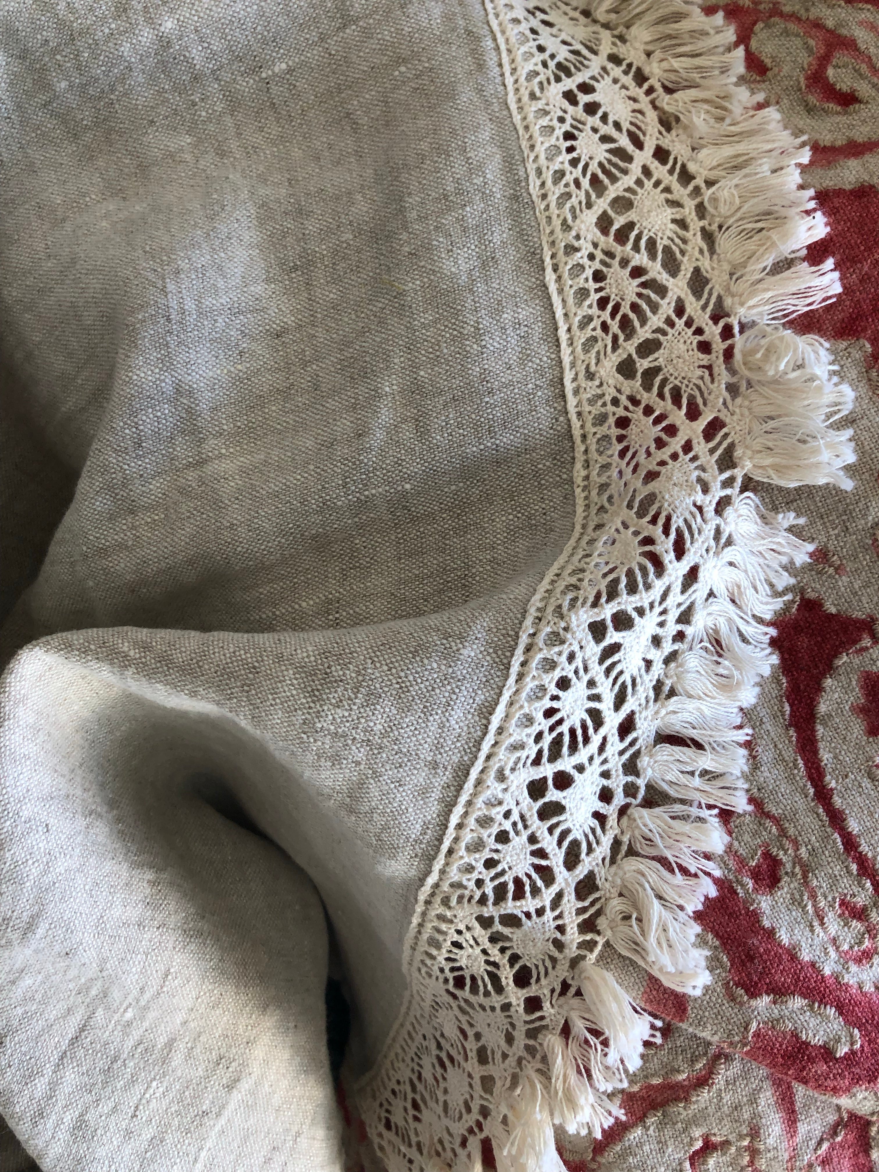 Blanket - Faded Wild Flower with Lace