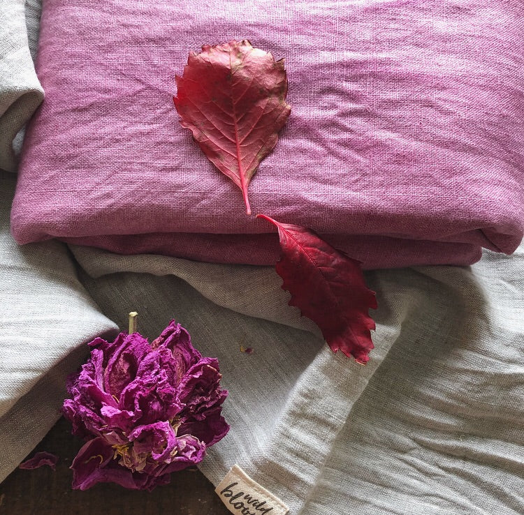 Plant Dyed - Pink Poppies