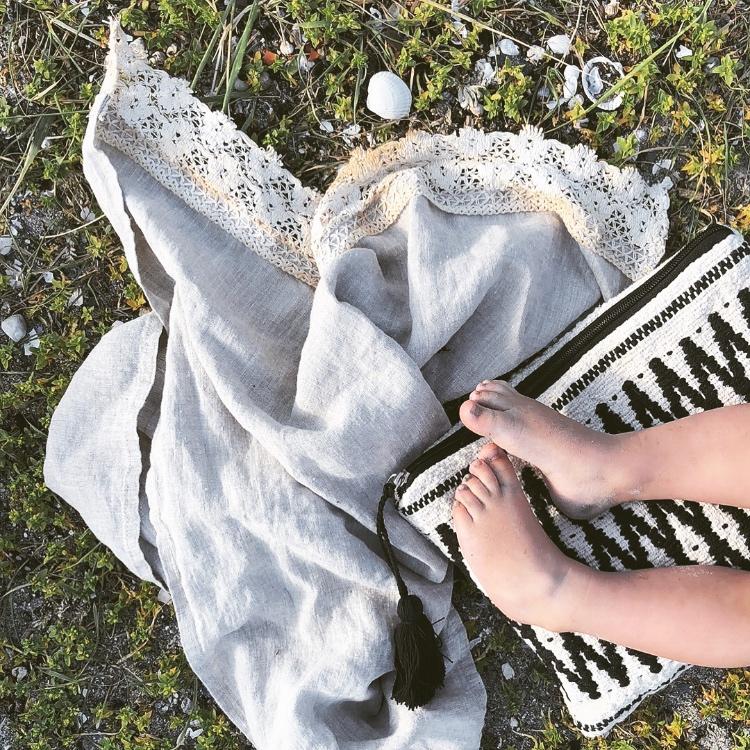 Blankee / Lovey Faded Wild Flower With Lace (Made On Order) - Wildbloomfriends
