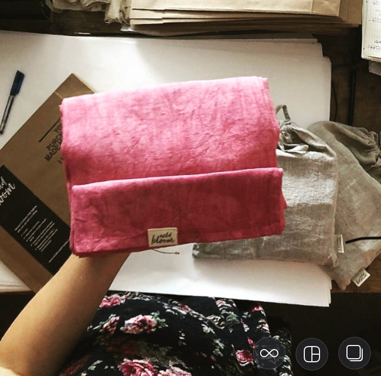 Plant Dyed - Pink Poppies